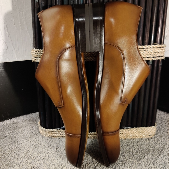 Antonio Maurizi Cap Toe Double Monk Strap Loafers (Tan US Men's Size: 11… - Picture 4 of 13